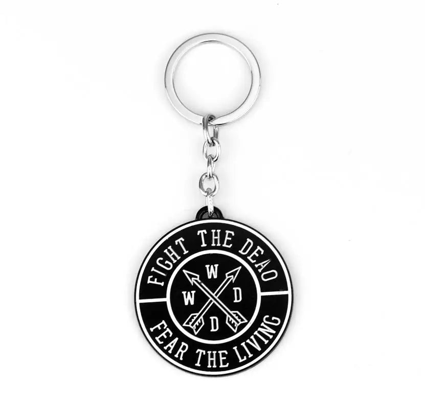 The Walking Dead Metal Negan Lucille Mini Baseball Bat Ball Pendant Keychain Accessories Women Men Jewelry