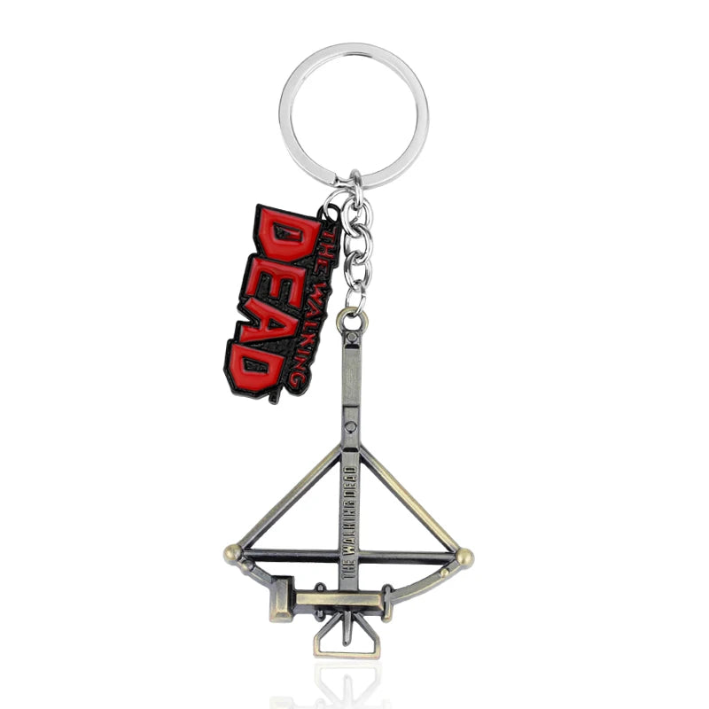 The Walking Dead Metal Negan Lucille Mini Baseball Bat Ball Pendant Keychain Accessories Women Men Jewelry
