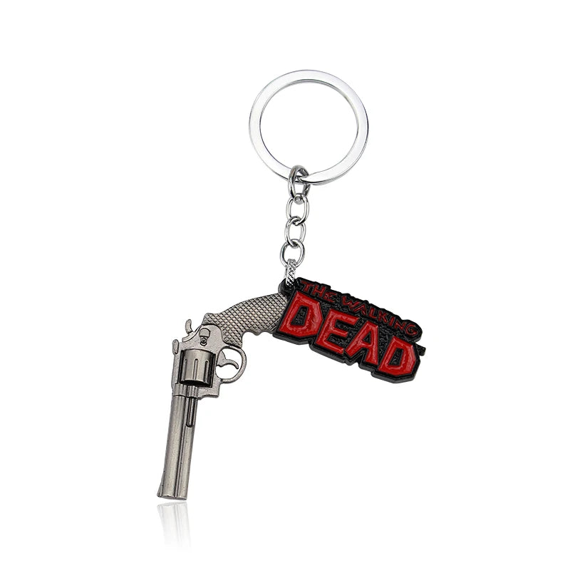 The Walking Dead Metal Negan Lucille Mini Baseball Bat Ball Pendant Keychain Accessories Women Men Jewelry