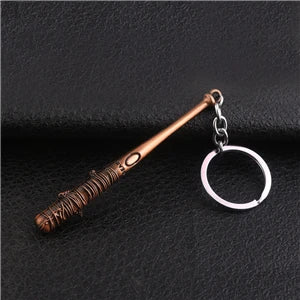 Fashion Vintage Charm The Walking Dead Keychain Negan's Bat LUCILLE Keyring Baseball Key Chain For Men Jewelry Accessories Gifts