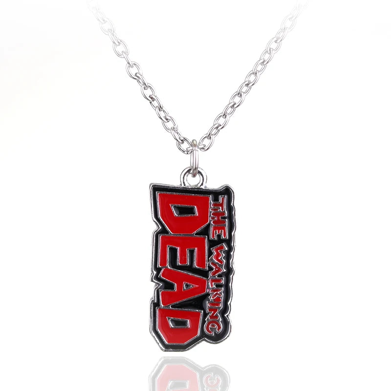 The Walking Dead Metal Negan Lucille Mini Baseball Bat Ball Pendant Keychain Accessories Women Men Jewelry
