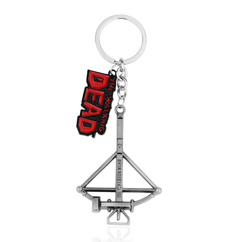 The Walking Dead Metal Negan Lucille Mini Baseball Bat Ball Pendant Keychain Accessories Women Men Jewelry