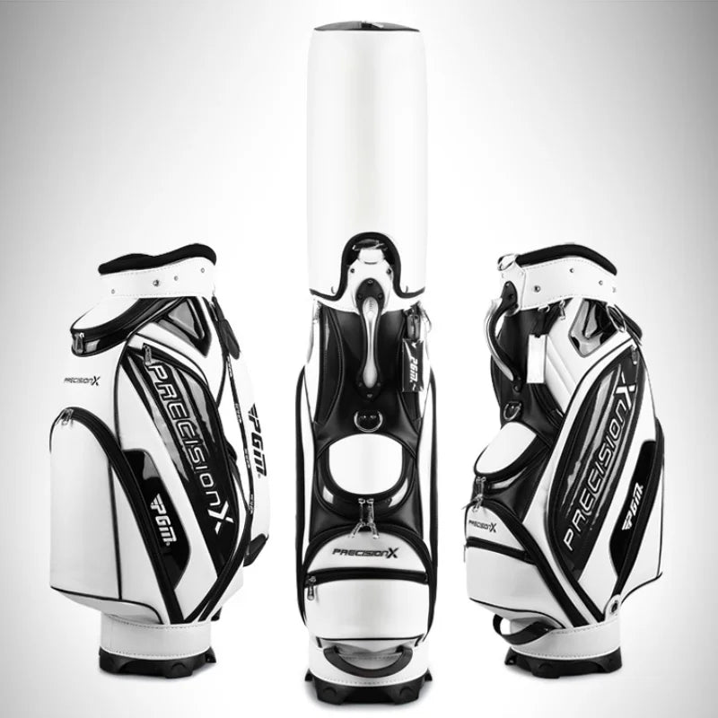 PGM Men's Golf Bags PU Waterproof Large Capacity Standard Bag Hold 14 Golf Clubs QB034