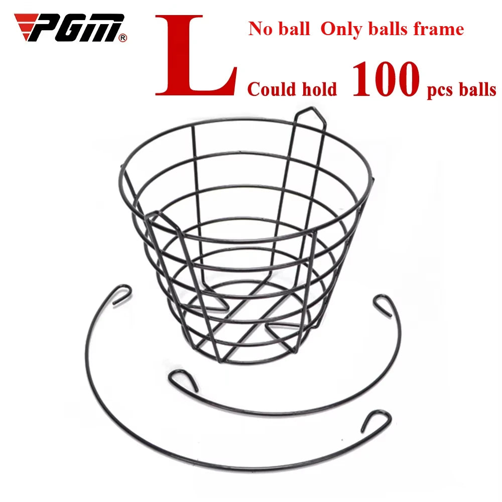 PGM 30 pcs Professional Match Level 3 Layer Golf Balls with Mark Metal Storage Basket Resilient Rubber Club Swing Trainer Ball