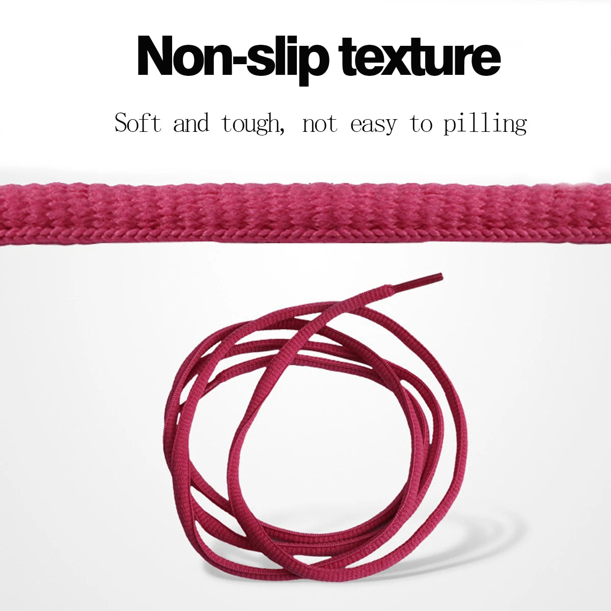 1 pairs Oval Running Trainer Laces, Basketball Sneaker Shoe Laces, Athletic Running Shoestring or Sport Shoes Laces for Trainers