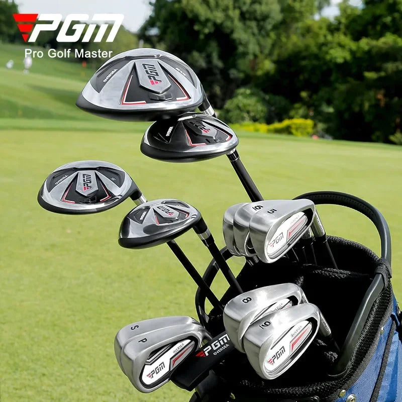 PGM Men's Golf Clubs Sets Right Handded Complete Beginner's Full Golf Set 9/12 Branch High Fault Tolerance Golf Supplies MTG051