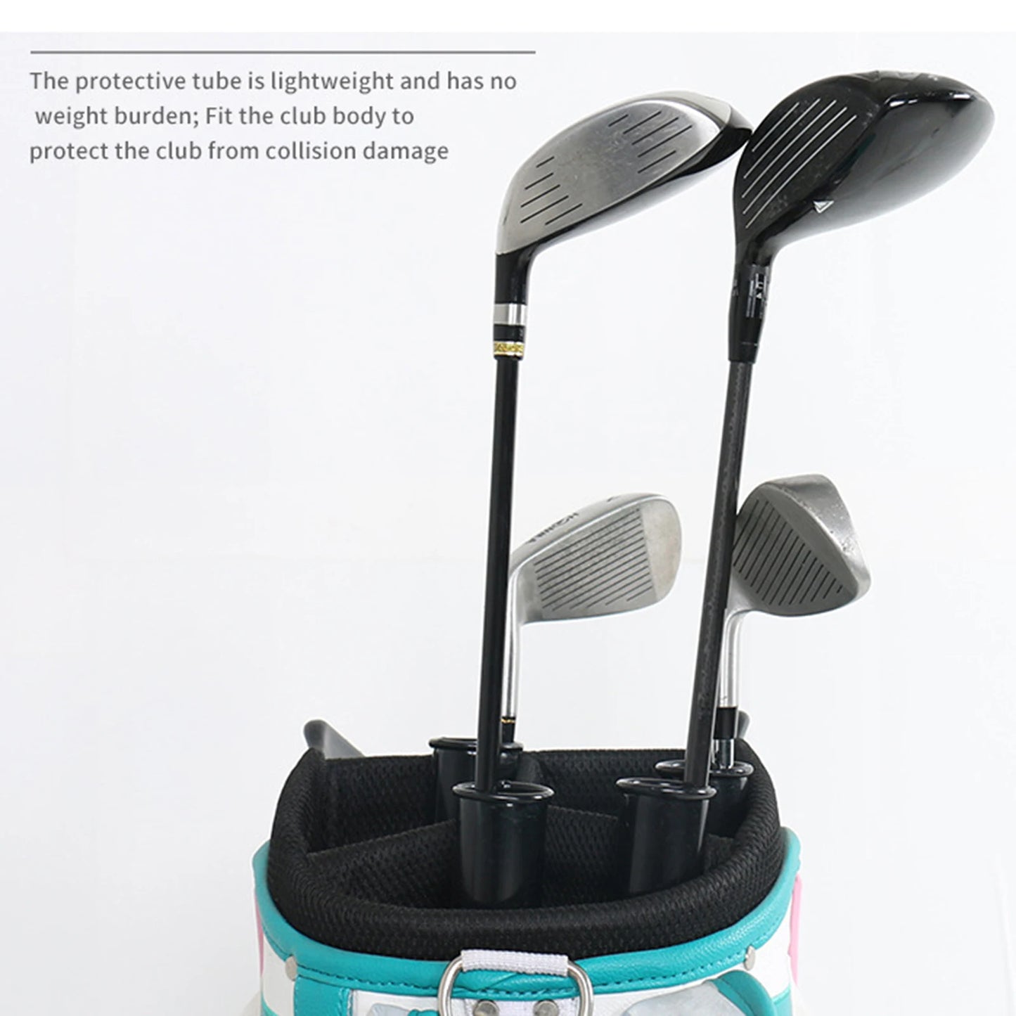 1-14 Pcs Golf Club Tube Bag Tubes Protector for Clubs Golfer Gift Outdoor Portable Golf Club Organizer Golf Training Universal