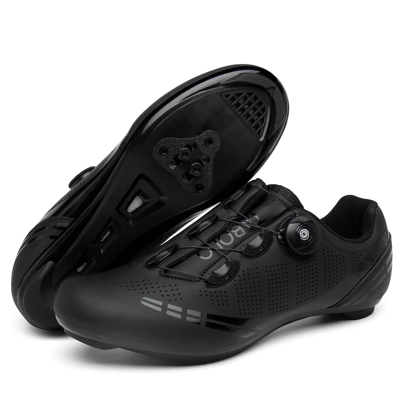 Men's Cycling Shoes Road Bike Shoes Self-locking Cleats Speed Cycling Sneakers Outdoor Racing Route Athletic Bicycle Footwear