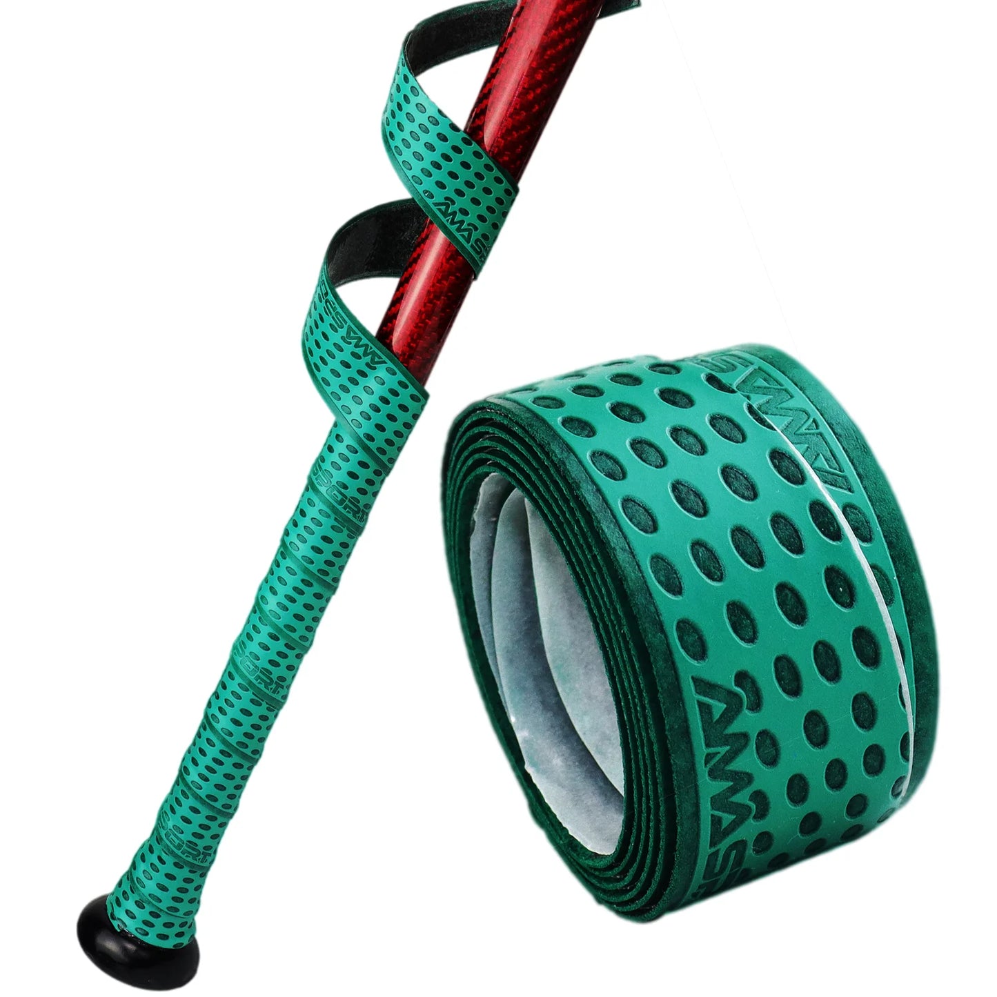 AMASPORT Anti-Slip Overgrip Softball Baseball Bat Grip Tapes Pink Sweatband