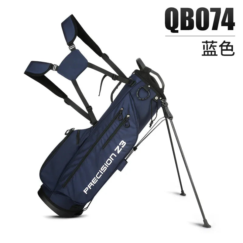 PGM Portable Golf Stand Bag with Braces Men Women Bracket Stand Support Lightweight Golf Bagpack Adult Golf Club Bag QB074