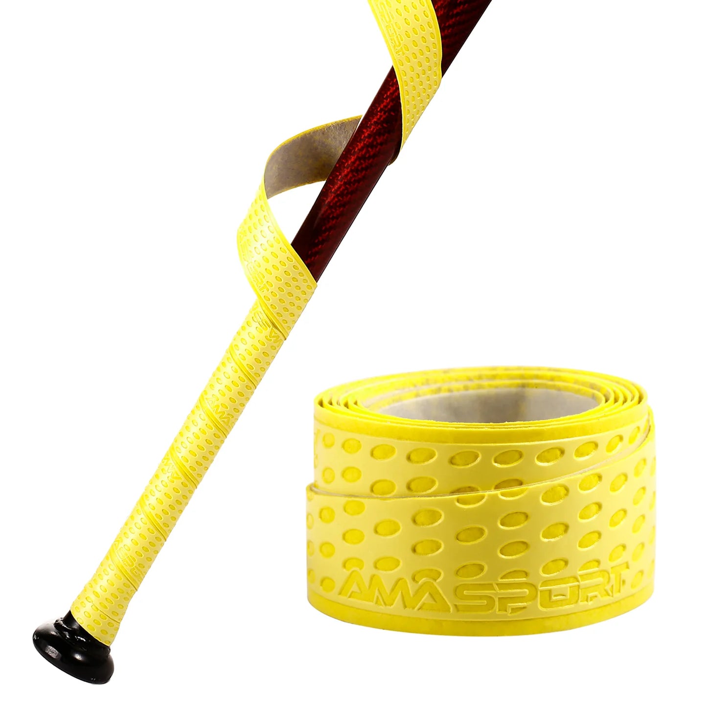 AMASPORT Baseball Bat Tap Grips Pure Color For More Comfortable Experience Sports and Entertainment Baseball Accessories