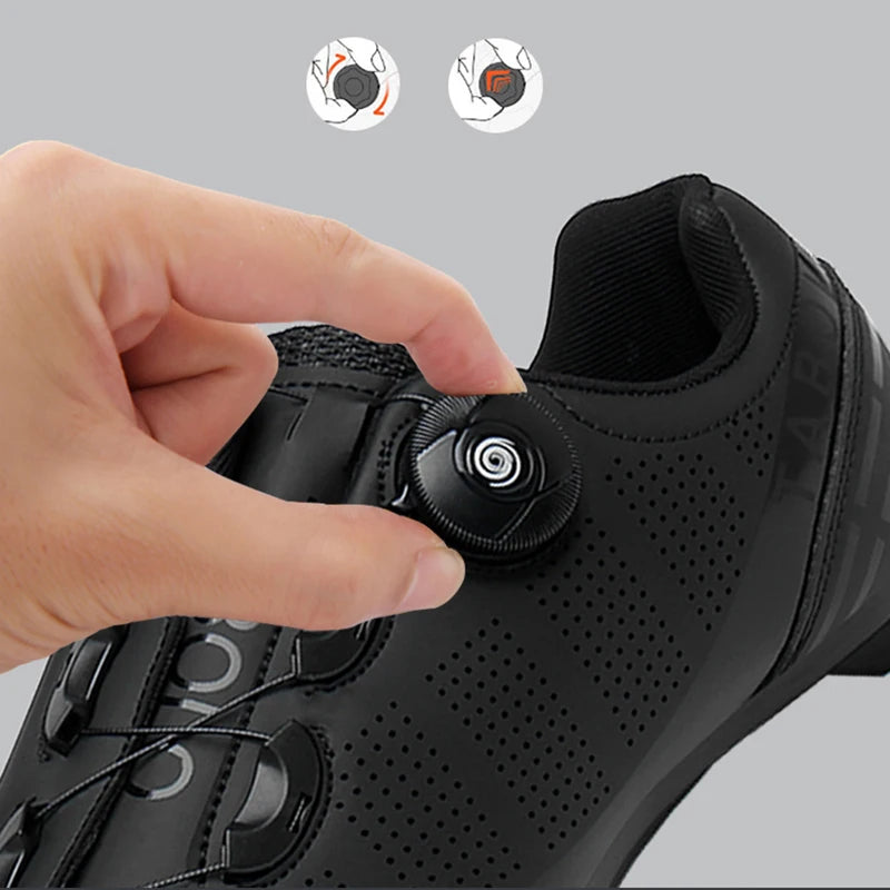Men's Cycling Shoes Road Bike Shoes Self-locking Cleats Speed Cycling Sneakers Outdoor Racing Route Athletic Bicycle Footwear