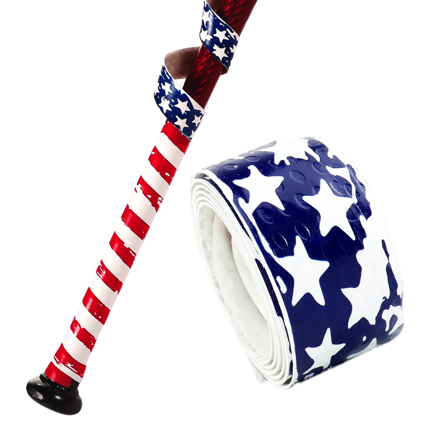 AMASPORT Anti-Slip Baseball Bat Grip Tapes Sweatband for Softball Bat Camouflage Stripes