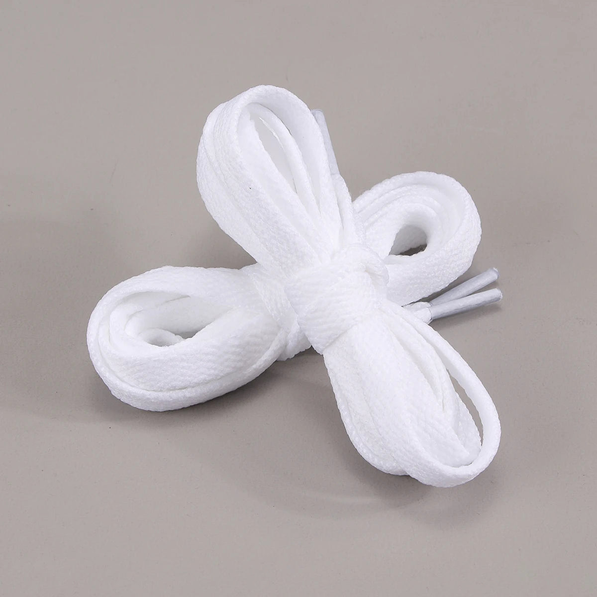 1 Pair Flat Cotton Shoe laces, 5/16" Wide Shoelaces for Athletic Running Sneakers Shoes Boot Strings,Polyester Flat Shoelaces