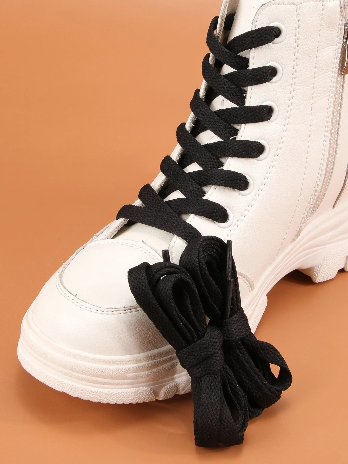 1 pair Oval Shoelaces Half Round Shoe Laces for Athletic Shoelaces Different Lengths