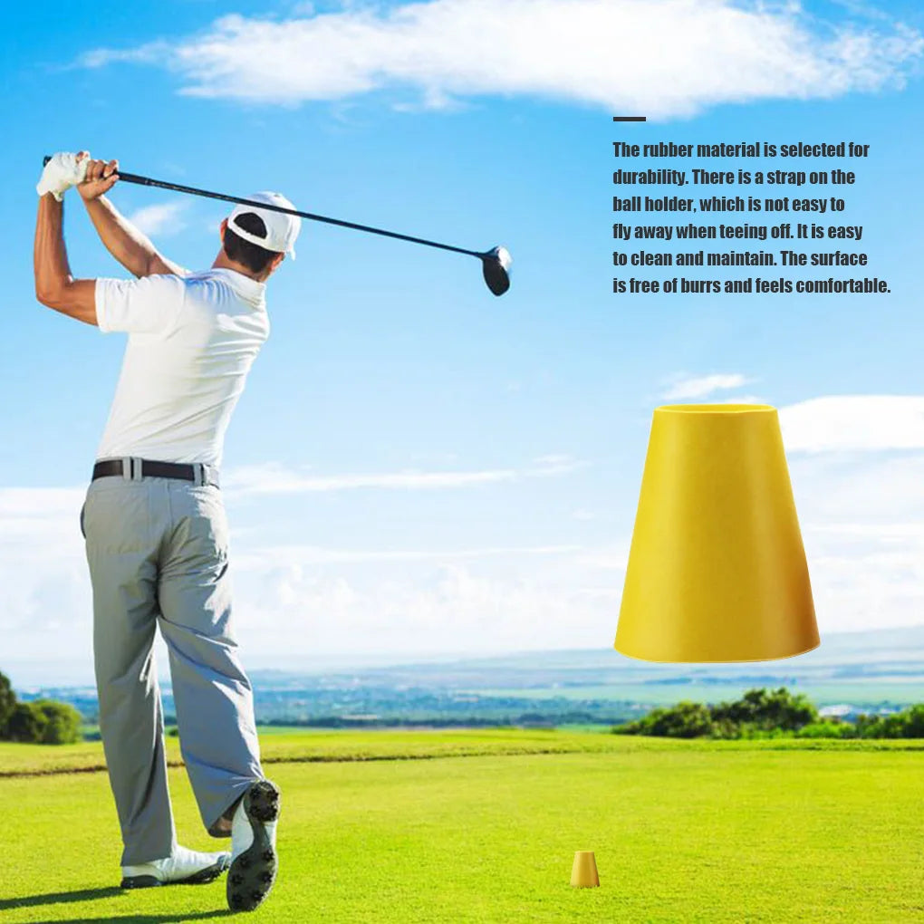 4-In-1 Golf Tees Different Heights Rubber Winter Golf Tees Driver Home Range Ball Training Practice Outdoor Sports Golf Tees