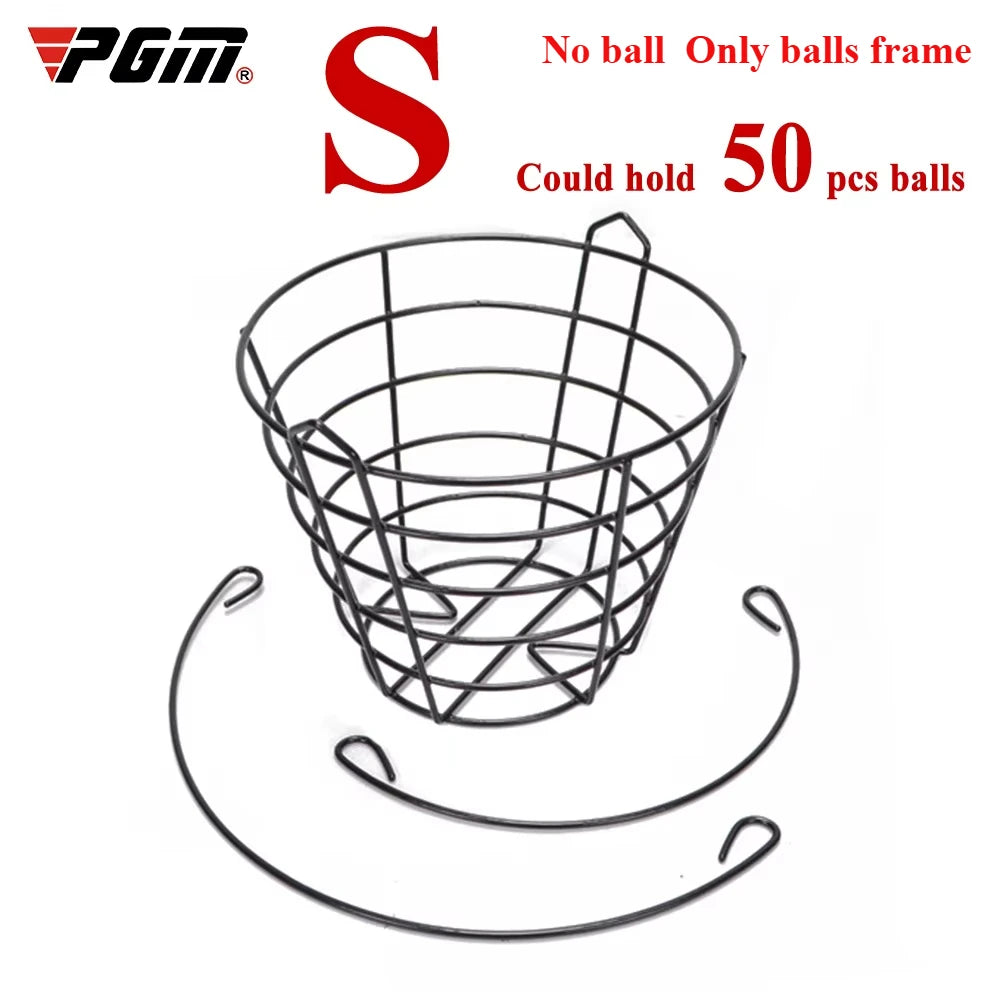 PGM 30 pcs Professional Match Level 3 Layer Golf Balls with Mark Metal Storage Basket Resilient Rubber Club Swing Trainer Ball