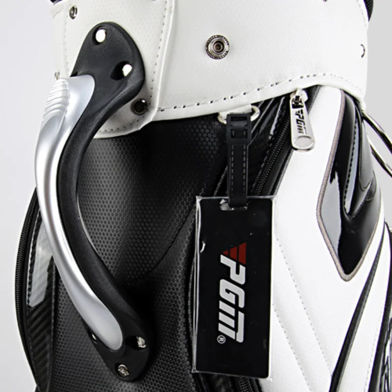 PGM Men's Golf Bags PU Waterproof Large Capacity Standard Bag Hold 14 Golf Clubs QB034