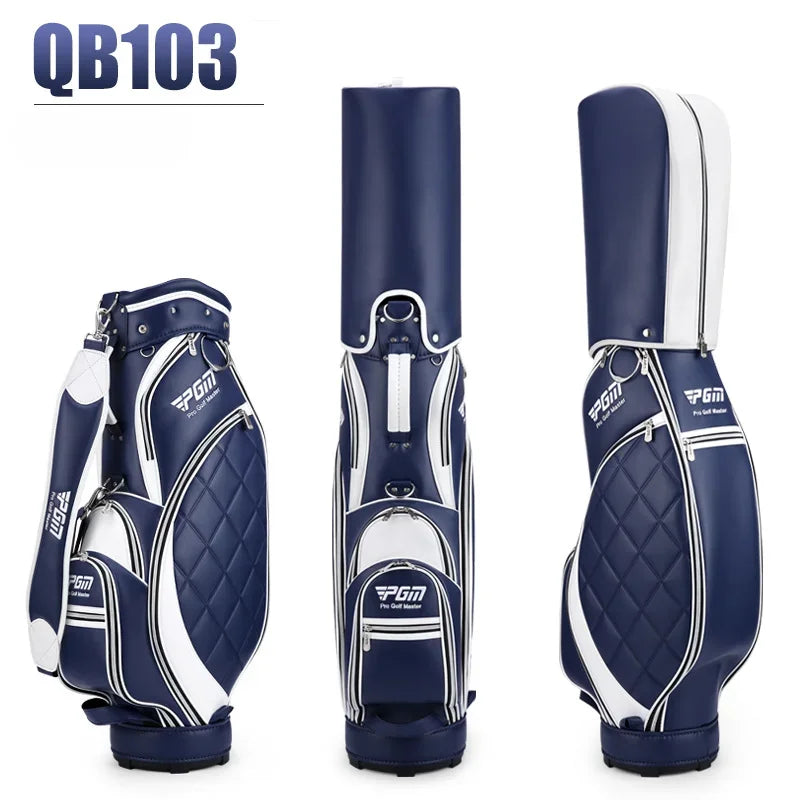 PGM Women Golf Bag Portable Thickened Waterproof Cloth Ball Bag GOLF Wear Resistant High Quality Light TPU Golf Clubs Bag QB103