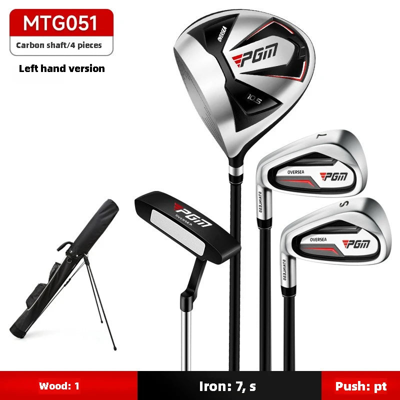 PGM Men's Golf Clubs Sets Right Handded Complete Beginner's Full Golf Set 9/12 Branch High Fault Tolerance Golf Supplies MTG051