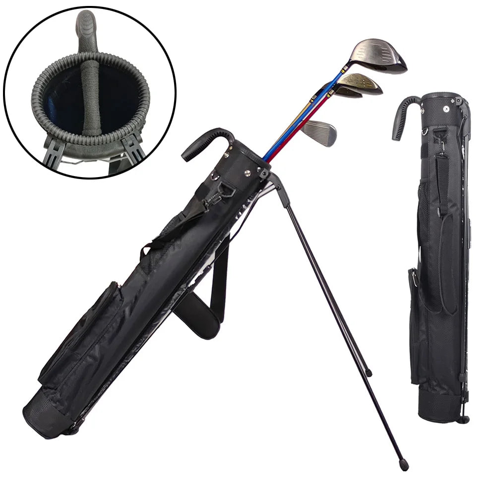 Lightweight Golf Club Bag With Bracket Golf Gun Rack Bags, Waterproof Golf Stand Carry Bag