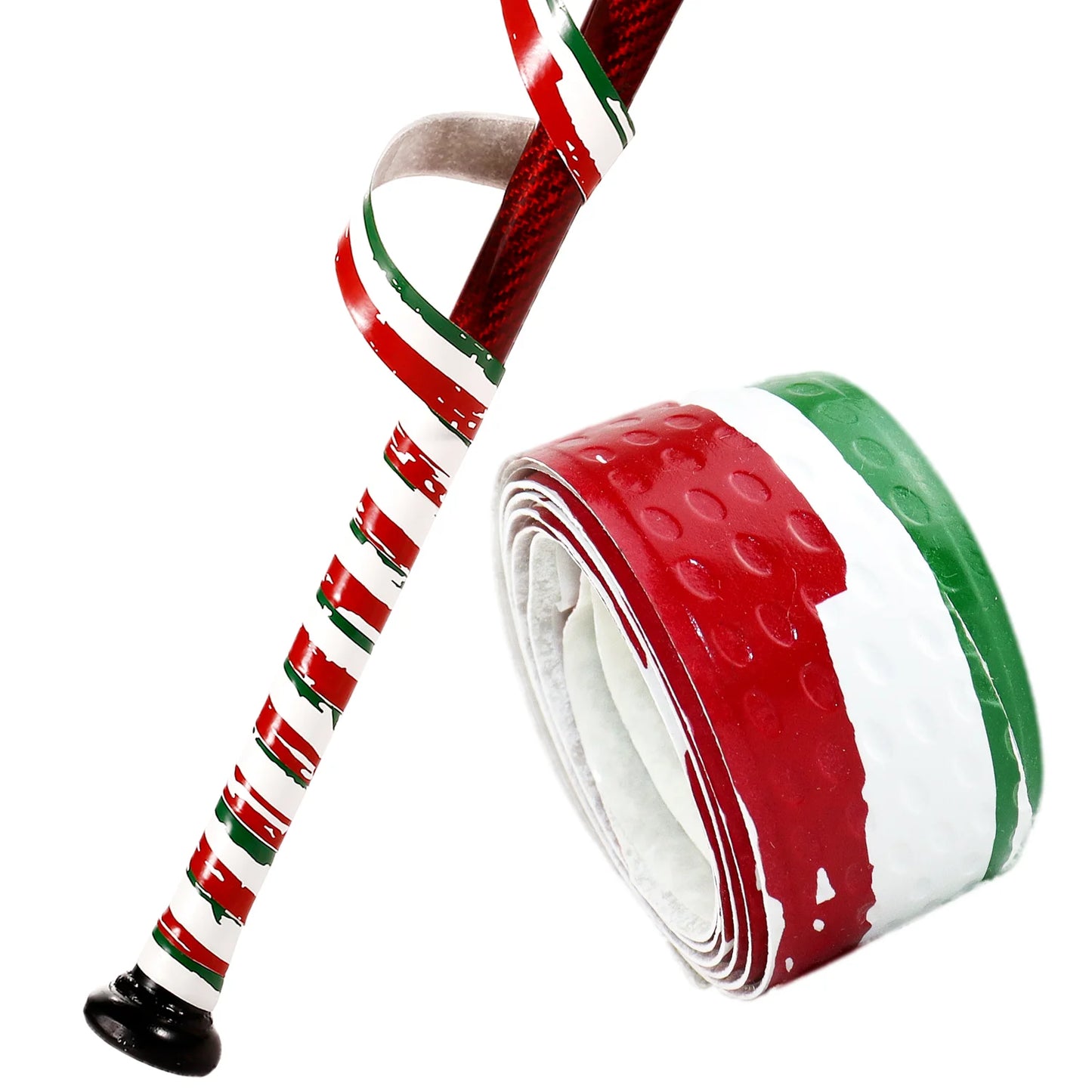 AMASPORT Anti-Slip Baseball Bat Grip Tapes Sweatband for Softball Bat Camouflage Stripes