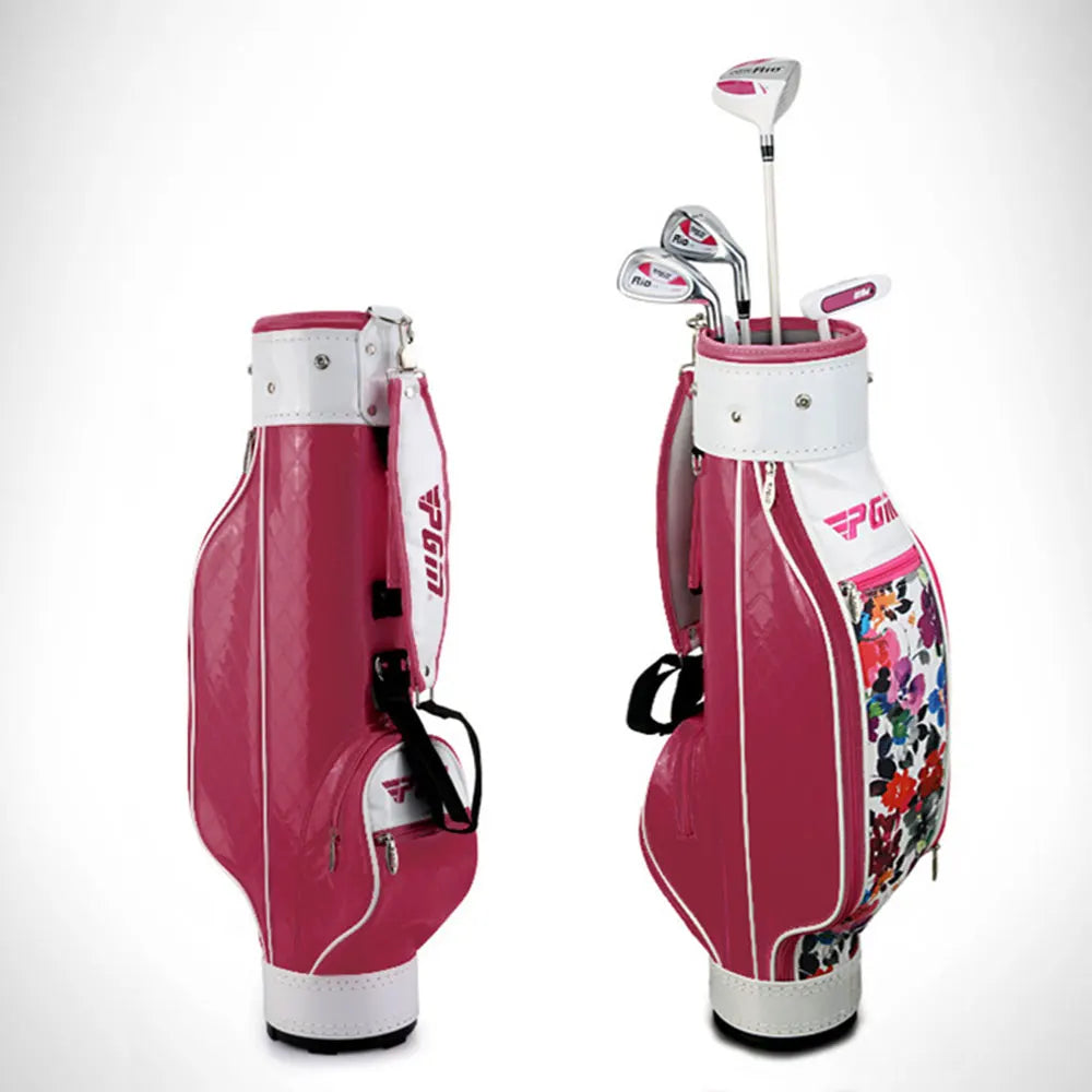 PGM 3-12 Age Boys Girls Kids Golf Club Sets Gift Children's Junior School Practice Learning Carbon Swing Putter Bag JRTG004