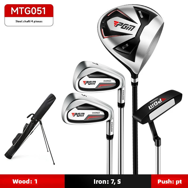 PGM Men's Golf Clubs Sets Right Handded Complete Beginner's Full Golf Set 9/12 Branch High Fault Tolerance Golf Supplies MTG051