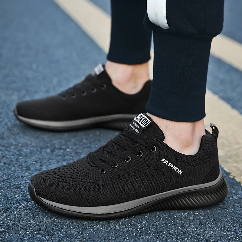 Mens Casual Sneakers Running Shoes Men Lace-up Lightweight Comfortable Breathable Big Size 46 Athletic Walking Shoes for Men