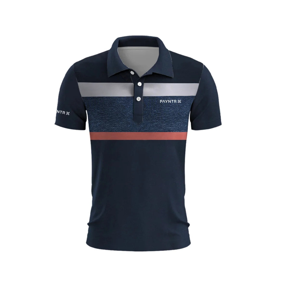 2024 Men's Golf Clothing Golf Bag Logo Printed Men's Summer Golf T-Shirt Top Quick Drying Golf Club Button T-Shirt Polo Shirt