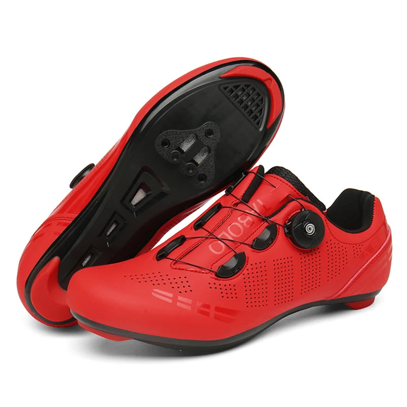 Men's Cycling Shoes Road Bike Shoes Self-locking Cleats Speed Cycling Sneakers Outdoor Racing Route Athletic Bicycle Footwear