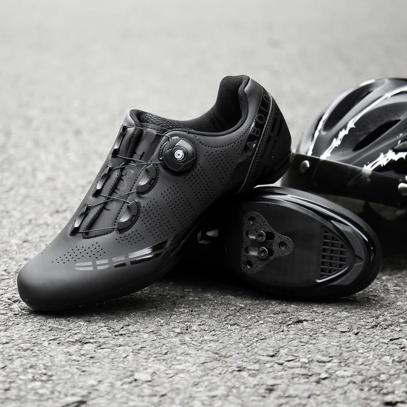 Men's Cycling Shoes Road Bike Shoes Self-locking Cleats Speed Cycling Sneakers Outdoor Racing Route Athletic Bicycle Footwear