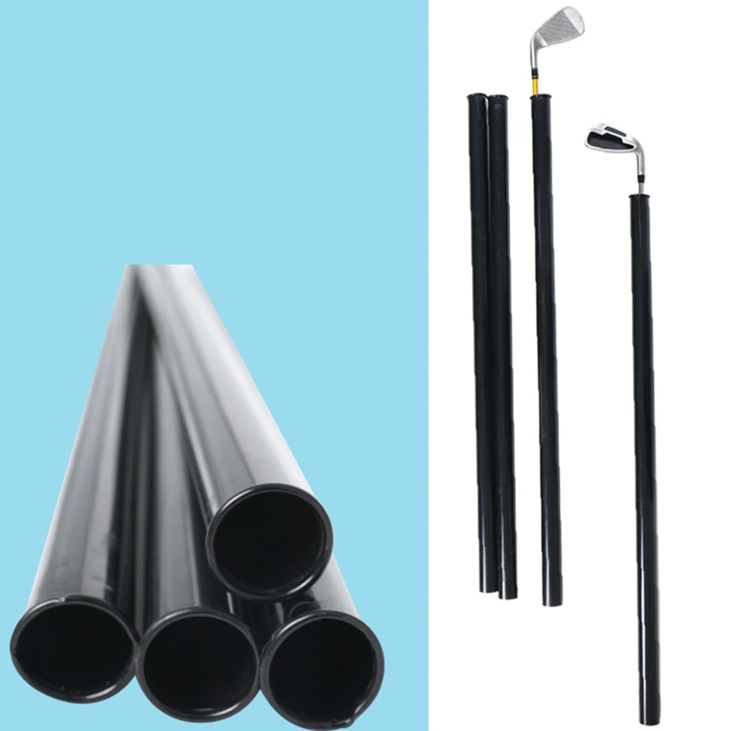 1-14 Pcs Golf Club Tube Bag Tubes Protector for Clubs Golfer Gift Outdoor Portable Golf Club Organizer Golf Training Universal