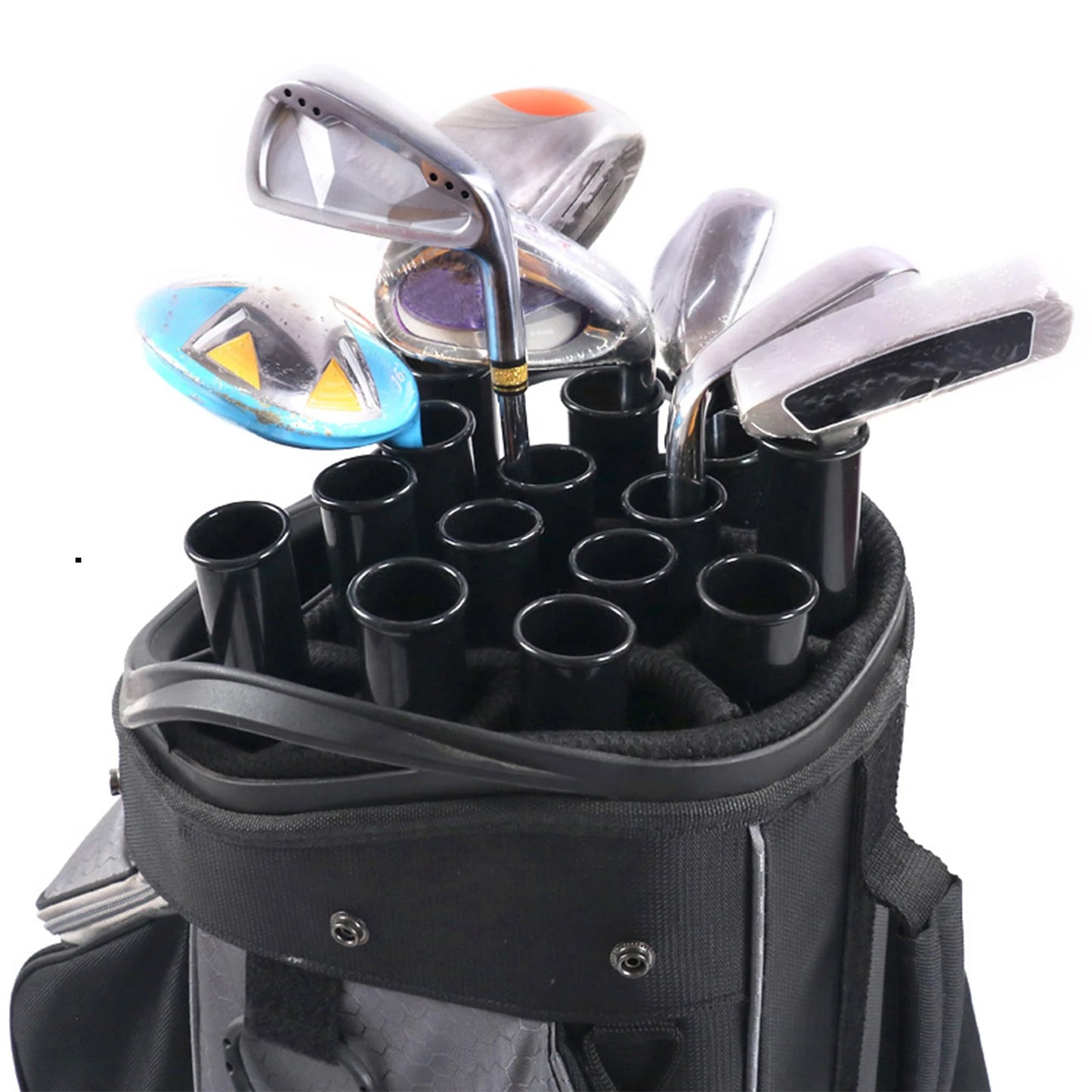 1-14 Pcs Golf Club Tube Bag Tubes Protector for Clubs Golfer Gift Outdoor Portable Golf Club Organizer Golf Training Universal