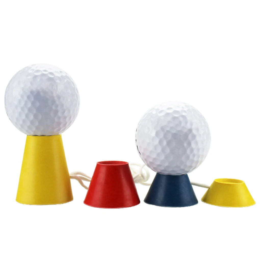 4-In-1 Golf Tees Different Heights Rubber Winter Golf Tees Driver Home Range Ball Training Practice Outdoor Sports Golf Tees